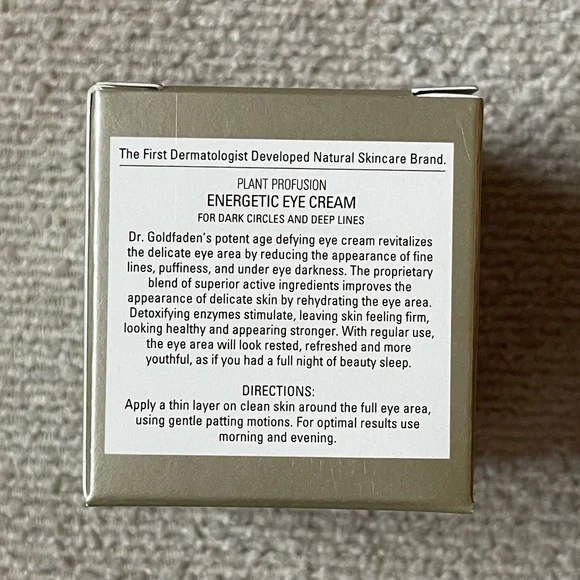 Goldfaden MD Plant Profusion Energetic Eye Cream 0.5 oz - Picture 7 of 10